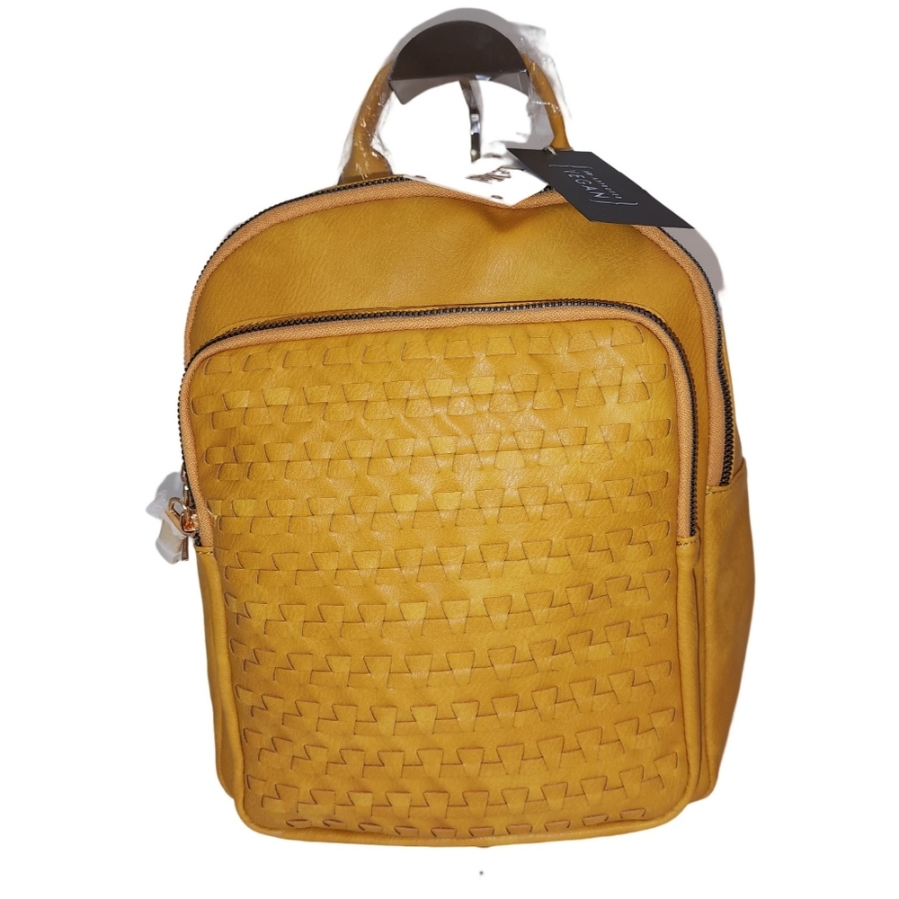 Le Miel Backpack Purse in Honey Yellow Color 💛 for Fall